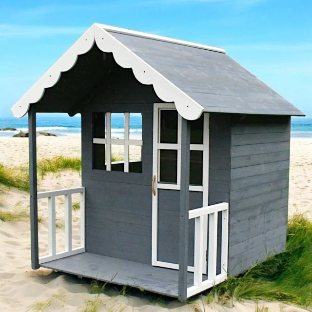 Ξύλινο Παιδικό Σπίτι GINGER HOME, 139x143,5x149 cm, για παιχνίδια στην αυλή και στον κήπο