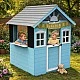 Ξύλινο παιδικό σπιτάκι GINGER HOME με κουζίνα – 110×103×137 εκ.