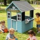 Ξύλινο παιδικό σπιτάκι GINGER HOME με κουζίνα – 110×103×137 εκ.
