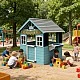 Ξύλινο παιδικό σπιτάκι GINGER HOME με κουζίνα – 110×103×137 εκ.