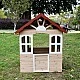 Ξύλινο παιδικό σπιτάκι εξωτερικού χώρου GINGER HOME - για αυλή και κήπο, 115×102×129 εκ.