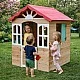 Ξύλινο παιδικό σπιτάκι εξωτερικού χώρου GINGER HOME - για αυλή και κήπο, 115×102×129 εκ.