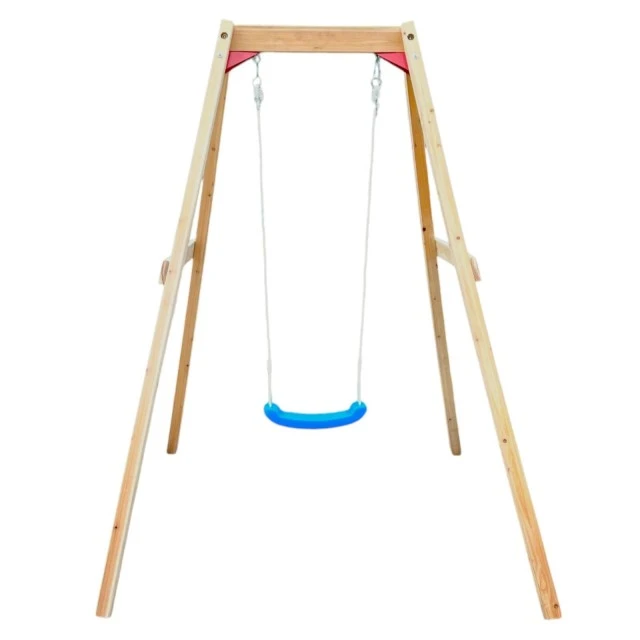 Παιδική Ξύλινη Κούνια GINGER HOME, 156x200x201 cm, Safe Outdoor Play