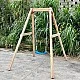 Παιδική Ξύλινη Κούνια GINGER HOME, 156x200x201 cm, Safe Outdoor Play