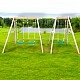 Παιδική Ξύλινη Κούνια GINGER HOME, 156x200x201 cm, Safe Outdoor Play