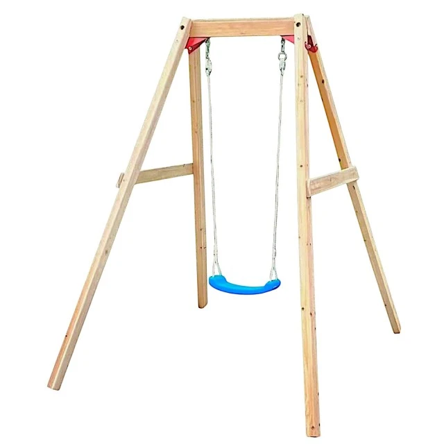 Παιδική Ξύλινη Κούνια GINGER HOME, 156x200x201 cm, Safe Outdoor Play