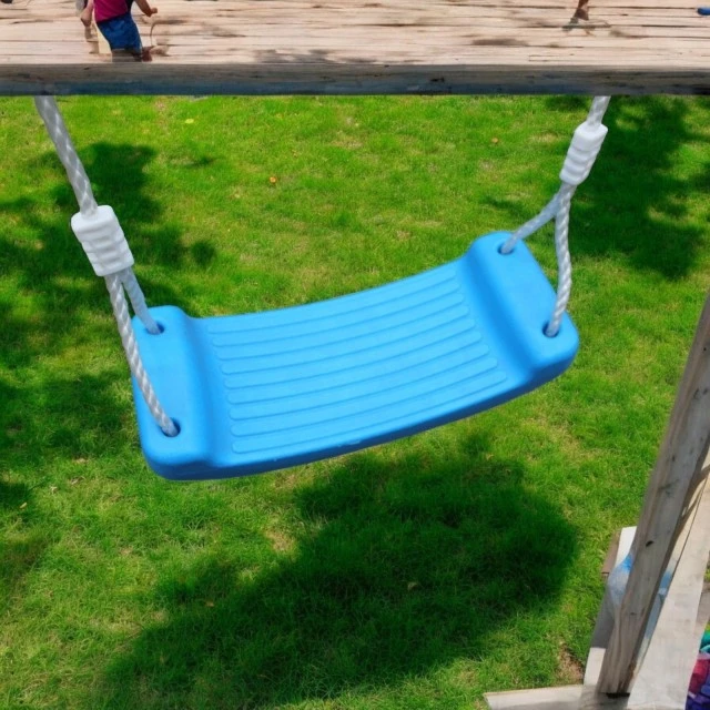 Παιδική Ξύλινη Κούνια GINGER HOME, 156x200x201 cm, Safe Outdoor Play