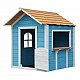 Ξύλινο Παιδικό Σπιτάκι GINGER HOME – Για Παιχνίδια Ρόλων, Αυλή και Κήπο, Μπλε, 118×138×132,5 cm