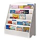 Παιδικό Ράφι GINGER HOME, Organizer με Ράφια για Βιβλία και Περιοδικά, Ξύλινο, Λευκό, 80x30x80 cm.