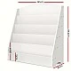 Παιδικό Ράφι GINGER HOME, Organizer με Ράφια για Βιβλία και Περιοδικά, Ξύλινο, Λευκό, 80x30x80 cm.