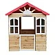 Ξύλινο παιδικό σπιτάκι εξωτερικού χώρου GINGER HOME - για αυλή και κήπο, 115×102×129 εκ.