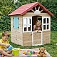 Ξύλινο παιδικό σπιτάκι εξωτερικού χώρου GINGER HOME - για αυλή και κήπο, 115×102×129 εκ.