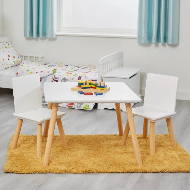 Παιδικό τραπέζι με 2 καρέκλες GINGER HOME Σετ Ξύλο TF6163