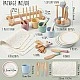 Παιδικό Ξύλινο Σετ Τραπεζαρίας 33 Τεμαχίων GINGER HOME – Σετ Παιχνιδιού Ρόλων με Πιάτα, Ποτήρια, Μαχαιροπήρουνα και Βάσεις