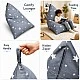 Παιδική Ξαπλώστρα Πουφ GINGER HOME Little Stars, 100% Βαμβάκι, Γκρι Barbaron με Αστέρια, 127x81x76 εκ.