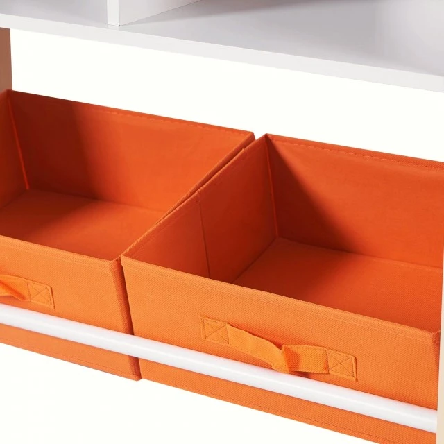 Παιδικό ντουλάπι GINGER HOME, Ράφι για παιχνίδια και βιβλία με μαύρη σανίδα γραφής, σπίτι, ξύλο