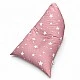 Παιδική Ξαπλώστρα Πουφ GINGER HOME Little Stars, 100% Βαμβάκι, Ροζ Barbaron με Αστέρια, 127x81x76 εκ.