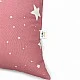 Παιδική Ξαπλώστρα Πουφ GINGER HOME Little Stars, 100% Βαμβάκι, Ροζ Barbaron με Αστέρια, 127x81x76 εκ.