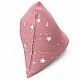 Παιδική Ξαπλώστρα Πουφ GINGER HOME Little Stars, 100% Βαμβάκι, Ροζ Barbaron με Αστέρια, 127x81x76 εκ.