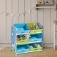 Οργανωτής παιχνιδιών GINGER HOME, ράφι για παιδικό δωμάτιο με κουτιά αποθήκευσης, SAFARI