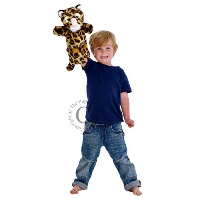 Γάντια μαριονέτα για θέατρο Leopard 40 cm.