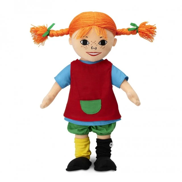 Μαλακή κούκλα Pippi Μακρυκάλτσα 40 cm.