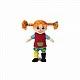 Μαλακή κούκλα Pippi Μακρυκάλτσα 20 cm.