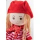 Μαλακή κούκλα με κόκκινο καπάκι 30 cm