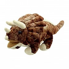 Γάντι δεινοσαύρων κούκλα Triceratops 35 cm.