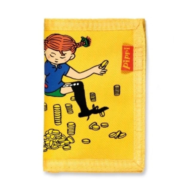 Παιδικό πορτοφόλι Pippi Longstocking, κίτρινο