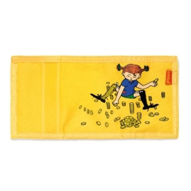 Παιδικό πορτοφόλι Pippi Longstocking, κίτρινο