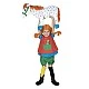 Μαλακή κούκλα Pippi Longstocking’s άλογο 60 cm.