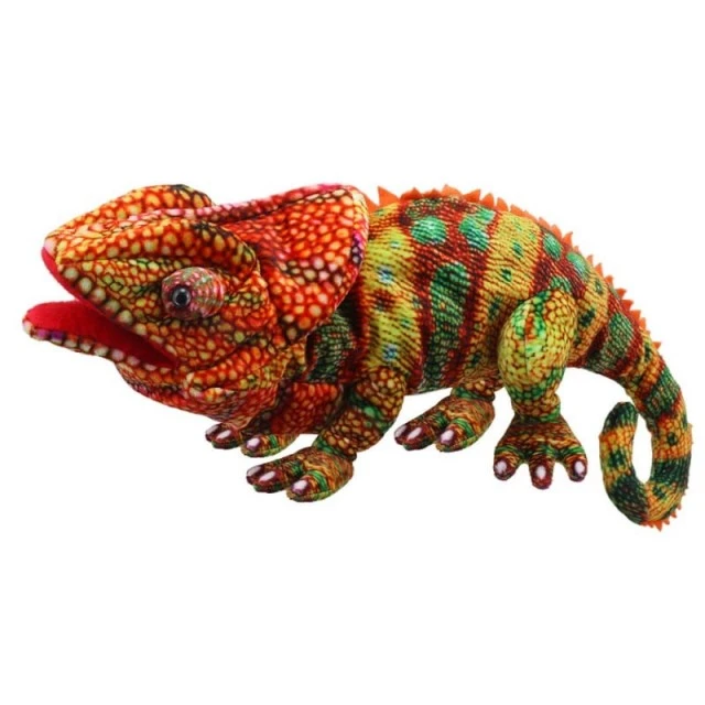 Μαριονέτα για το θέατρο Chameleon πορτοκαλί 45 cm.