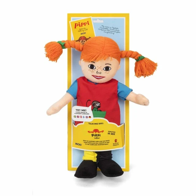Μαλακή κούκλα Pippi 40 cm.