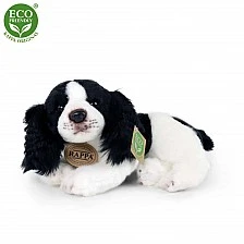 Λούτρινο ξαπλωμένο σκυλί Cocker Spaniel 24 cm.