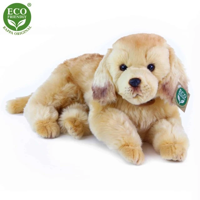 Λούτρινο ξαπλωμένο σκυλί Golden Retriever 32 εκ.
