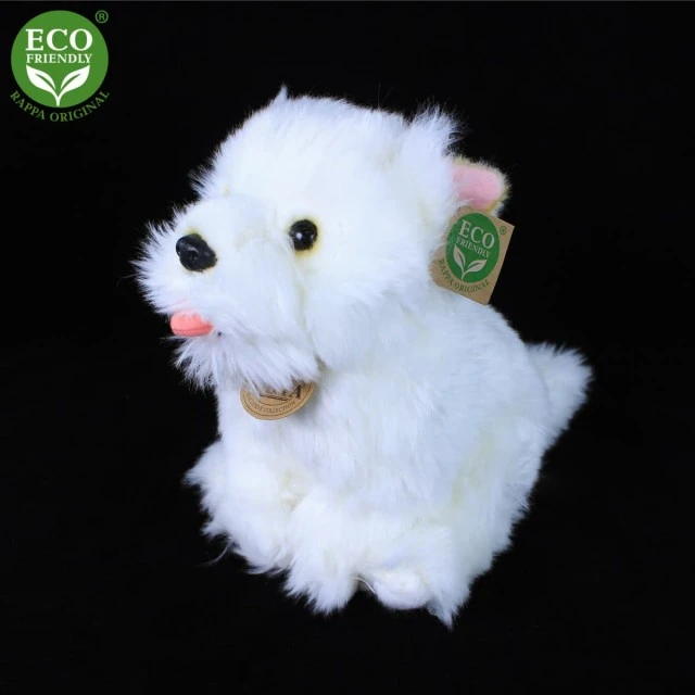 Λούτρινο σκυλί West Highland White Terrier καθιστό 23 cm