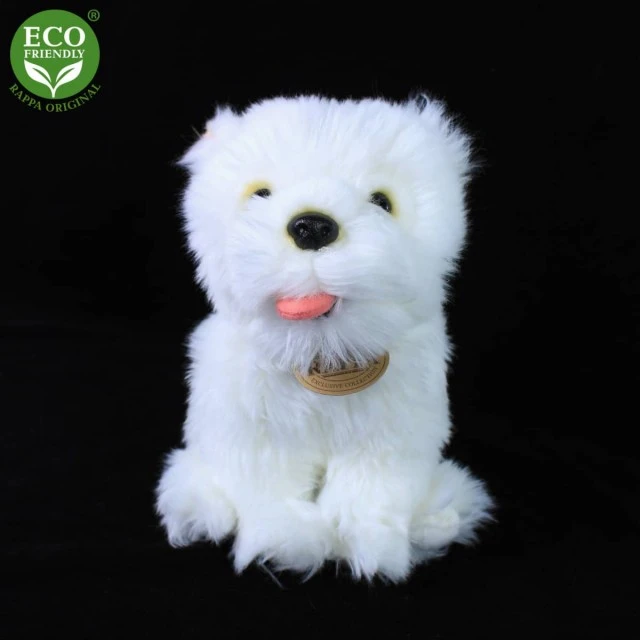 Λούτρινο σκυλί West Highland White Terrier καθιστό 23 cm