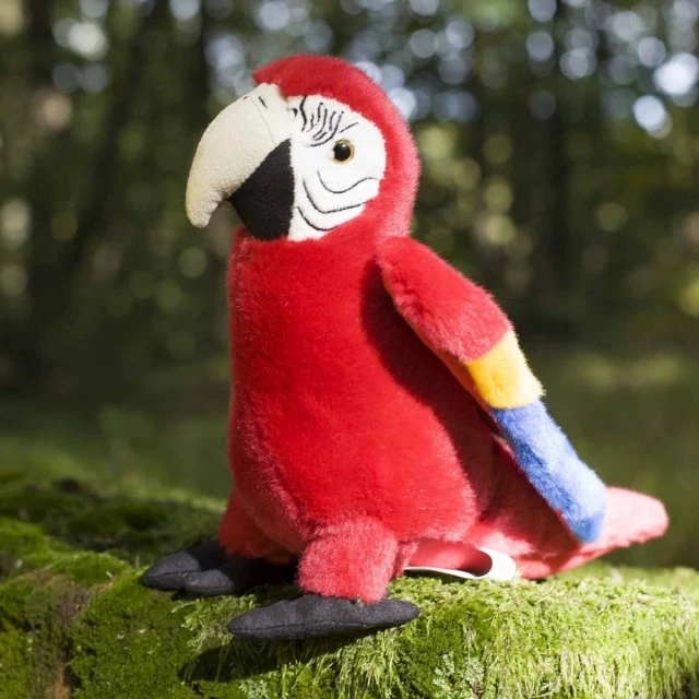 Λούτρινο Parrot Red Macaw 24 cm.