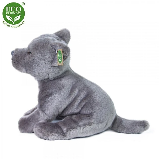 Γεμιστά Starfordshire bull terrier dog γκρι 30 cm.