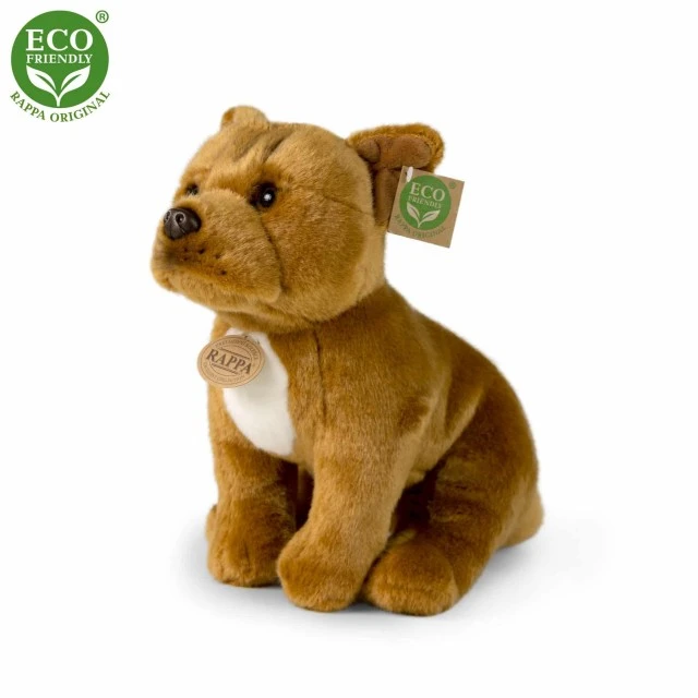 Λούτρινο Dog Starfordshire Bull Terrier καφέ 30 cm.