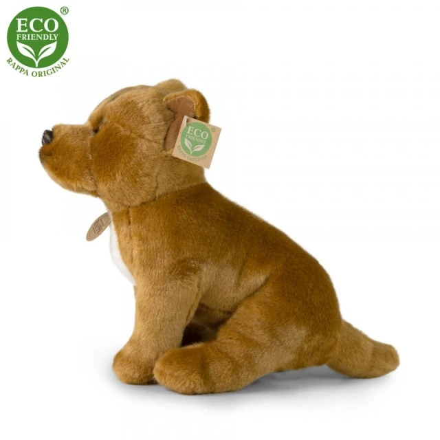 Λούτρινο Dog Starfordshire Bull Terrier καφέ 30 cm.