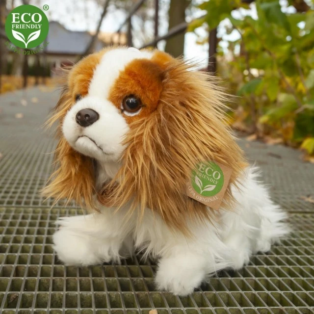 Λούτρινο Dog Kint Charles Spaniel κάθεται 25 cm.