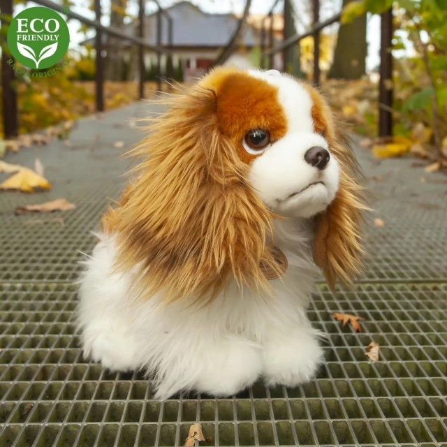 Λούτρινο Dog Kint Charles Spaniel κάθεται 25 cm.