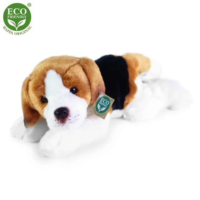 Λούτρινο σκυλί Beagle ξαπλωμένο 30 cm.