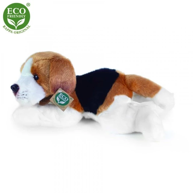 Λούτρινο σκυλί Beagle ξαπλωμένο 30 cm.
