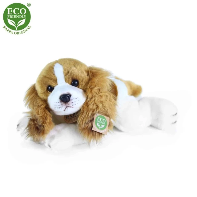 Λούτρινο Dog Cavalier King Charles Spaniel ξαπλωμένος 30 cm.