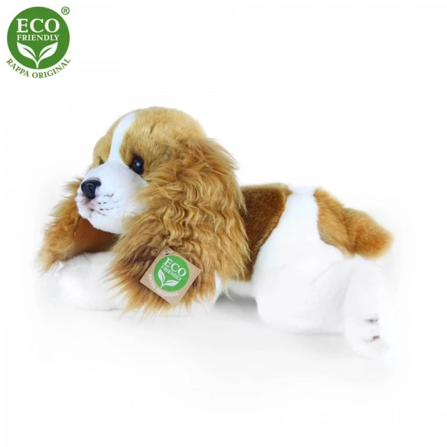 Λούτρινο Dog Cavalier King Charles Spaniel ξαπλωμένος 30 cm.