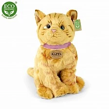 Λούτρινο Cat καφέ κάθισμα 25 cm.
