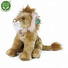 Λούτρινο Καθιστό Λιοντάρι 30 εκ.
